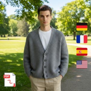 stitchandcrochet crochet pattern chic cardigan sweater pdf